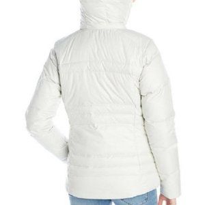 COLUMBIA WOMEN'S MERCURY MAVEN IV DOWN JACKET SEA SALT PLAID EXTRA SMALL